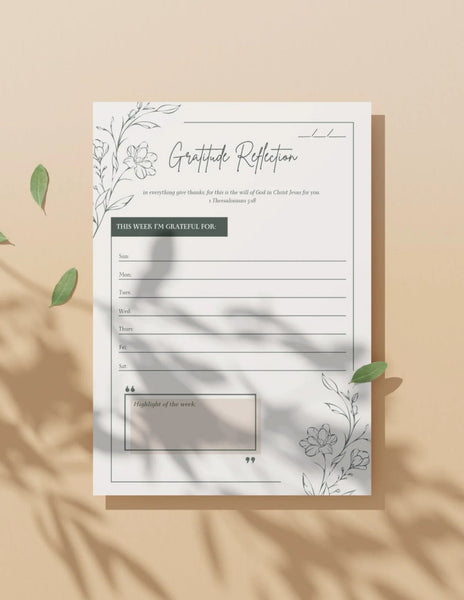 Gratitude Reflection