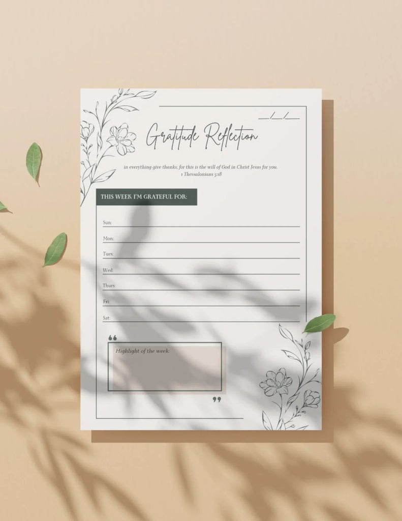 Gratitude Reflection