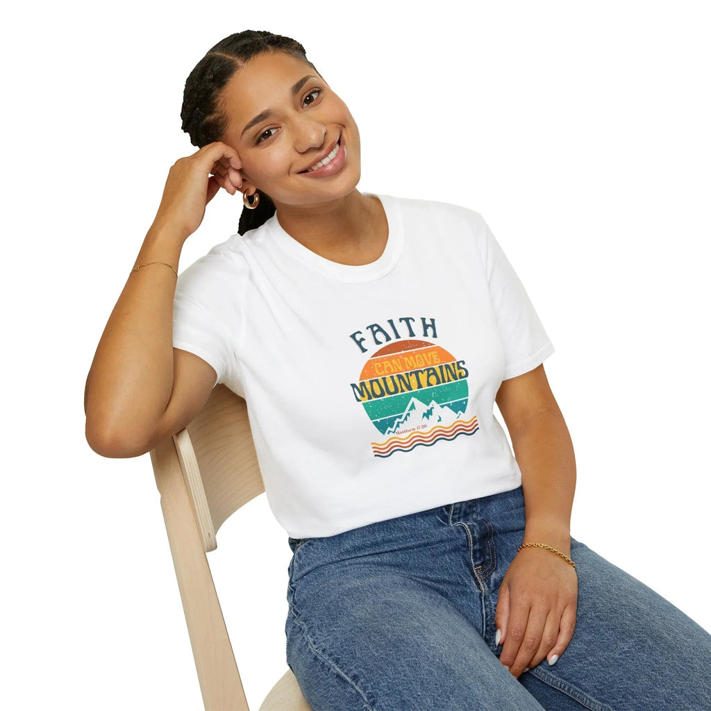 Faith Can Move Mountains T-Shirt - RafaMind