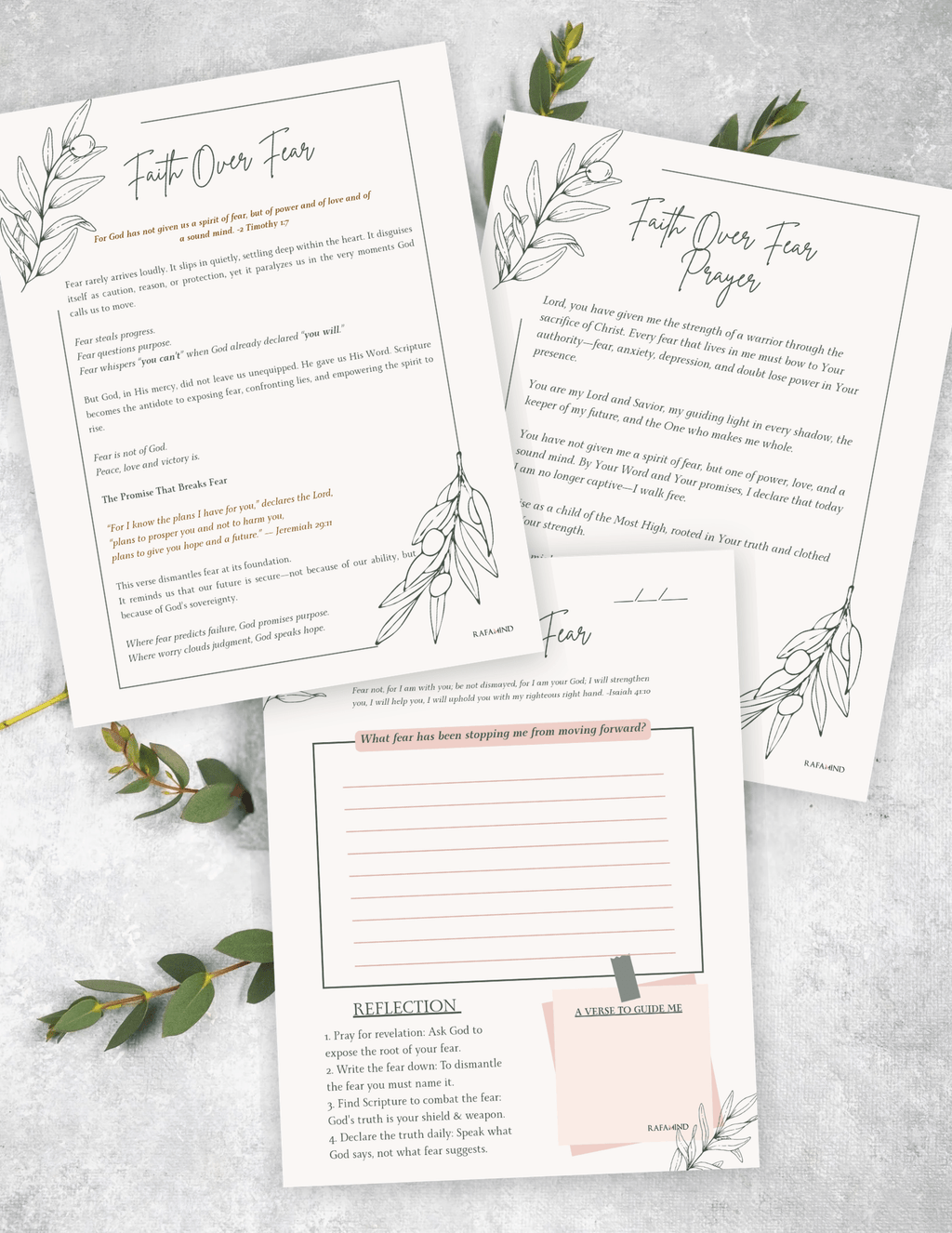 Faith Over Fear Devotional - RafaMind