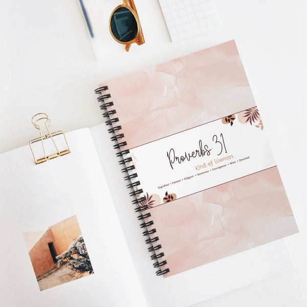 Proverbs 31 Kind of Woman Spiral Notebook - Ruled Line - RafaMind
