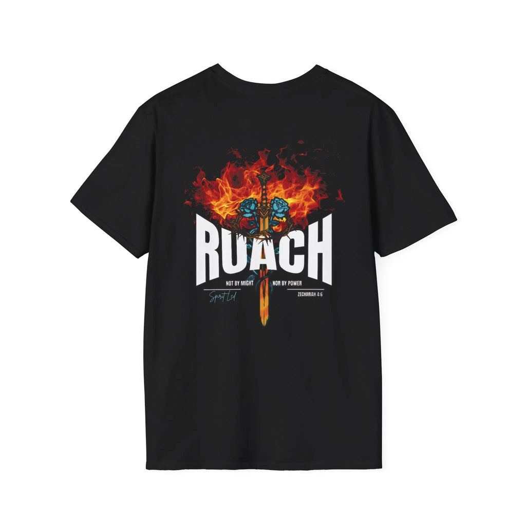 Ruach Spirit Led Flaming Sword Rose T-Shirt - RafaMind
