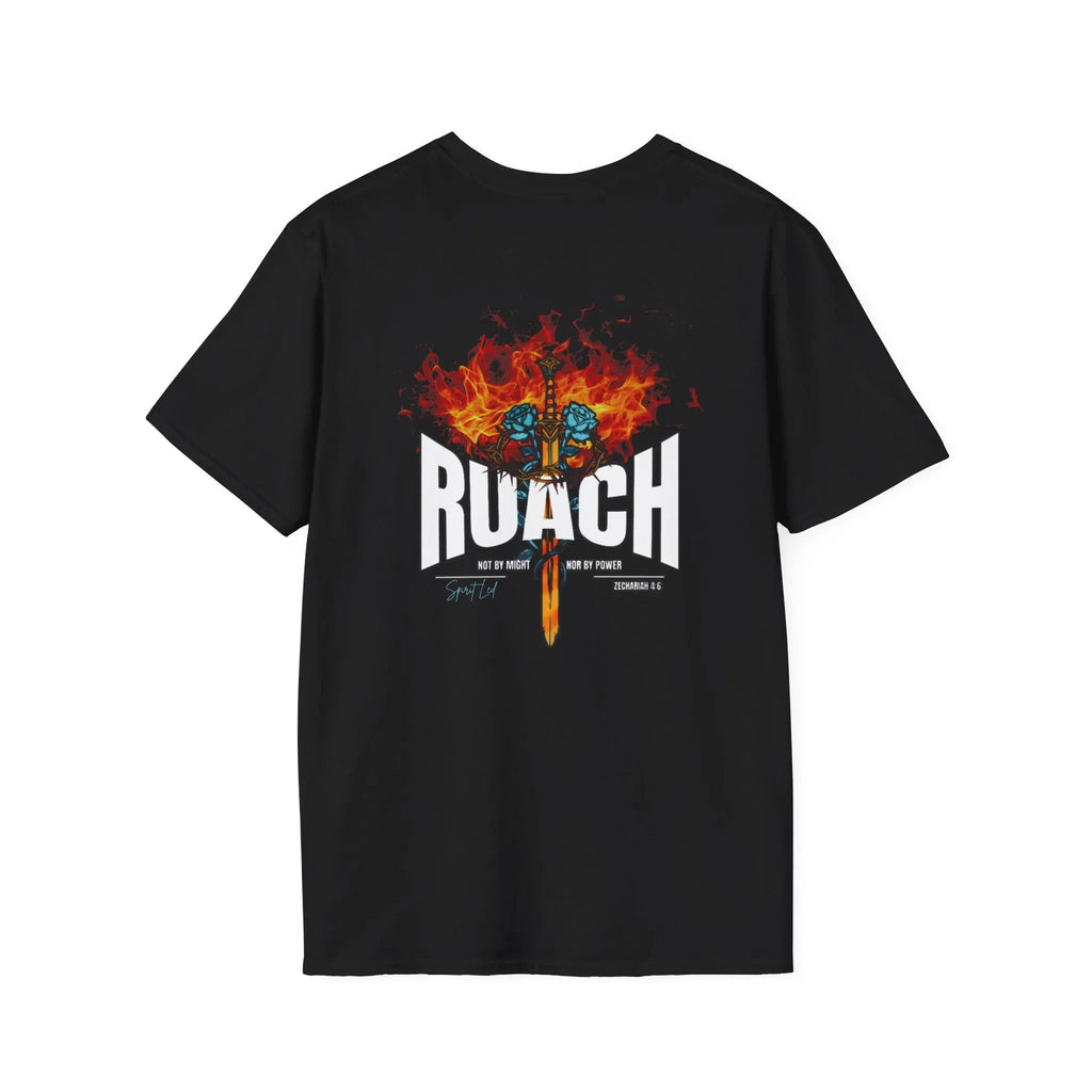 Ruach Spirit Led Flaming Sword Rose T-Shirt - Event - RafaMind